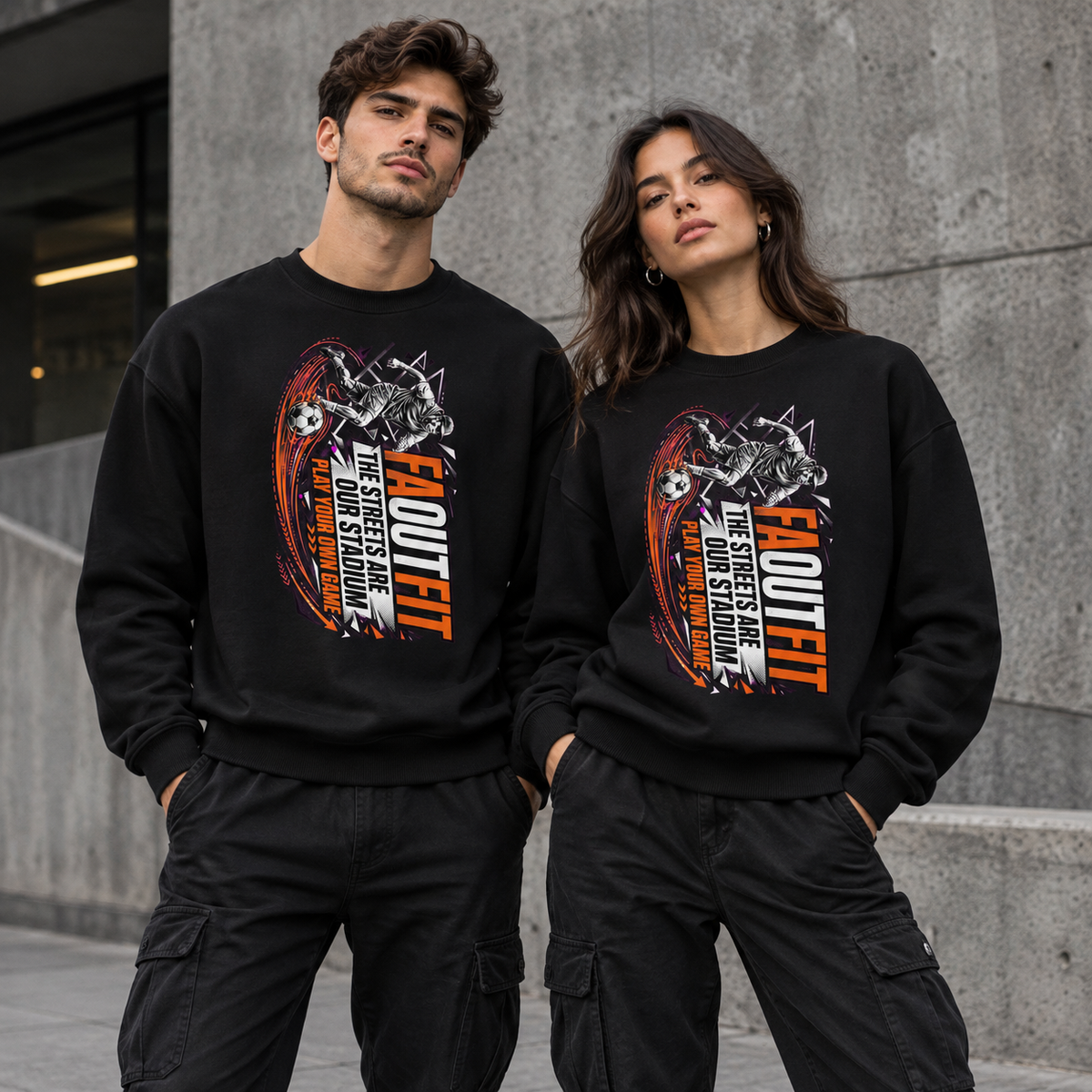 Unisex organic oversized sweatshirt