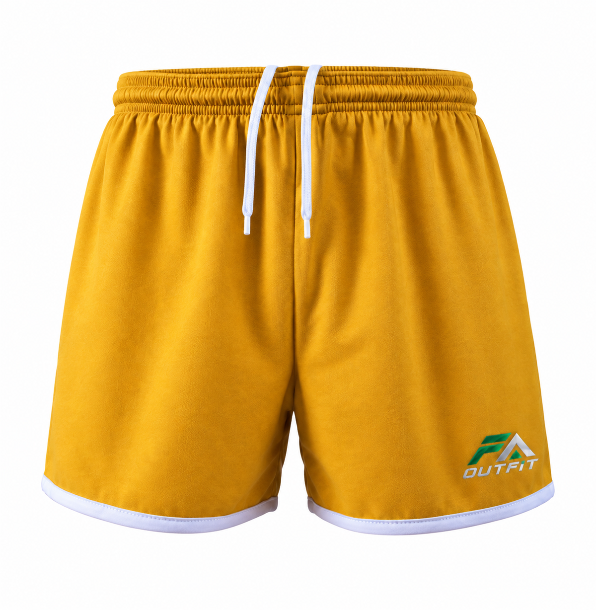 Men’s Mustard Yellow Athletic Shorts | Gym & Workout Shorts