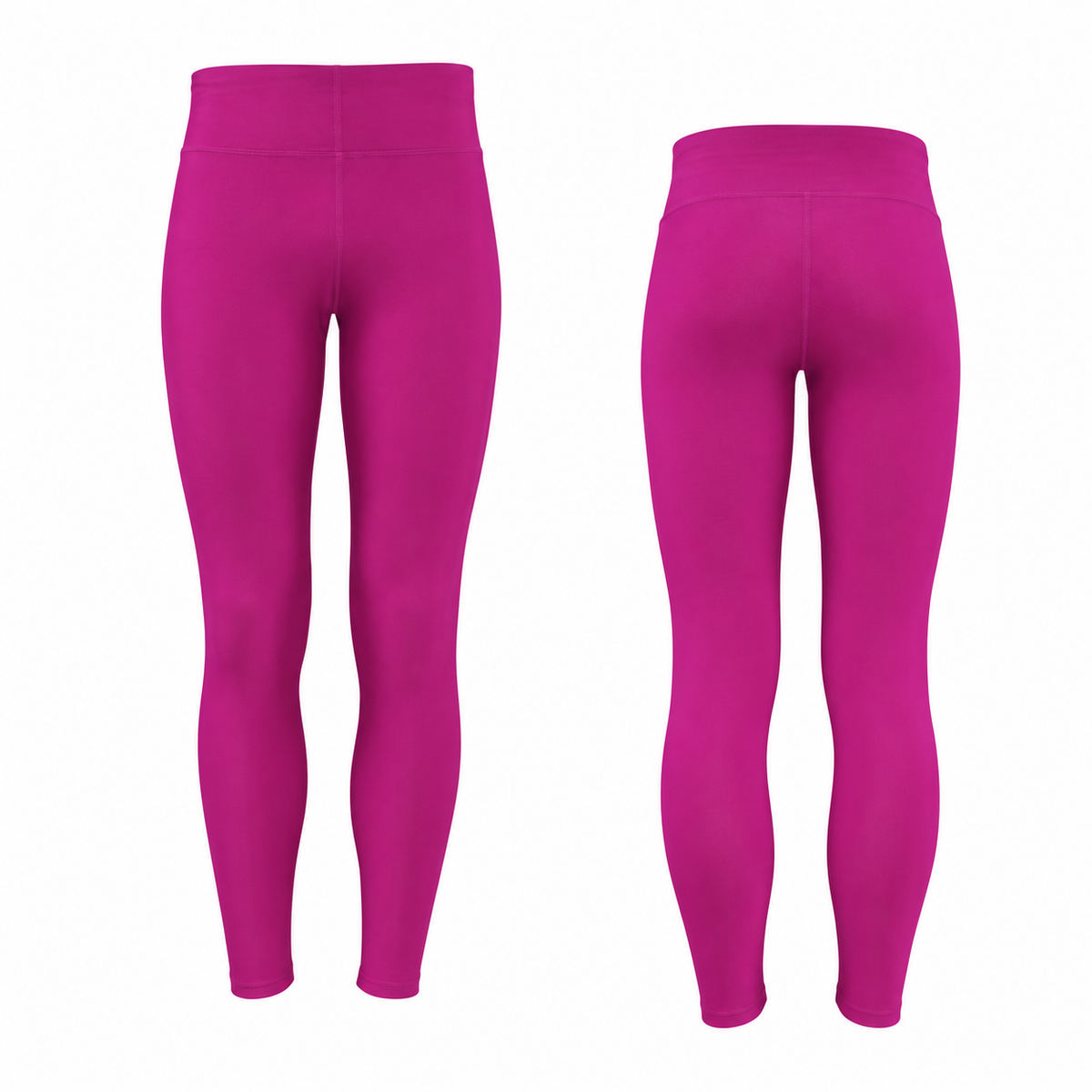 Women’s Magenta High-Waisted Leggings | Stretchable Activewear