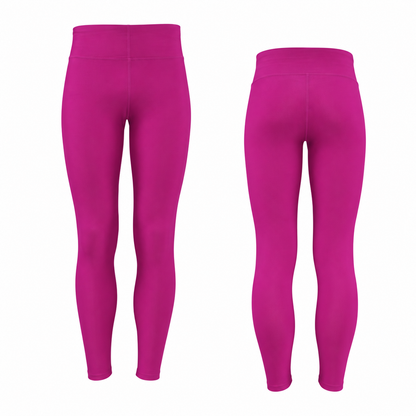 Women’s Magenta High-Waisted Leggings | Stretchable Activewear