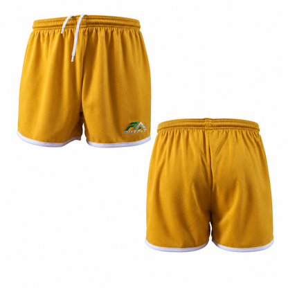 Men’s Mustard Yellow Athletic Shorts | Gym & Workout Shorts